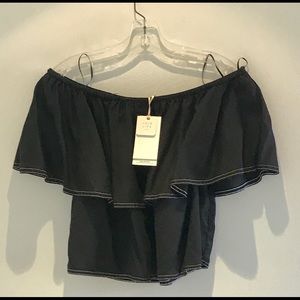 NWT__Women's Black Off Shoulder Top__NWT